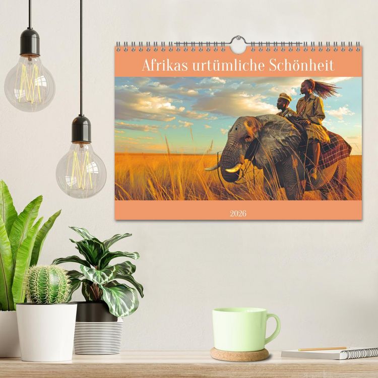 Produktbild: Afrikas urt&uuml;mliche Sch&ouml;nheit (Wandkalender 2026 DIN A4 quer), CALVENDO Monatskalender