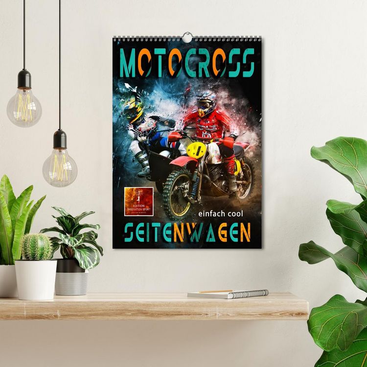Produktbild: Motocross Seitenwagen - einfach cool (Wandkalender 2026 DIN A3 hoch), CALVENDO Monatskalender