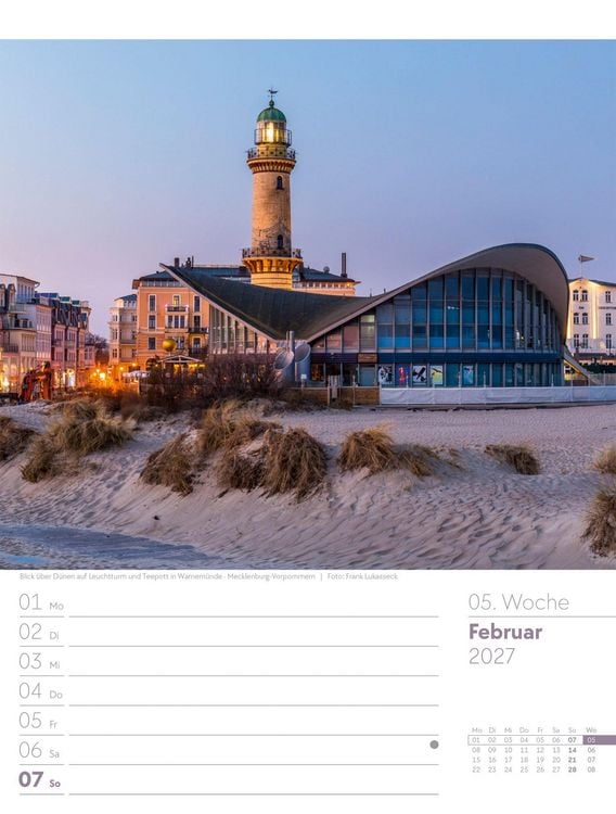Produktbild: Malerisches Deutschland Wochenplaner Kalender 2027
