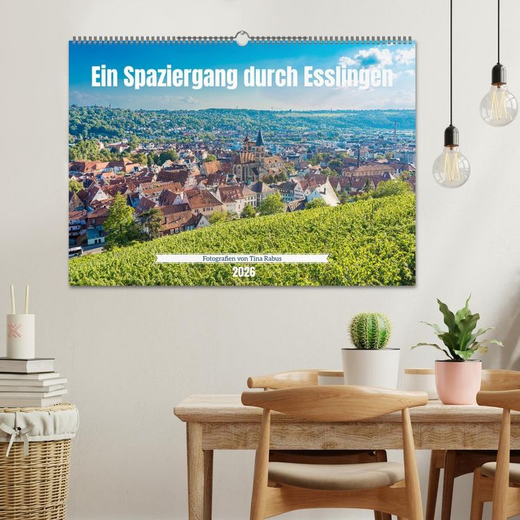 Produktbild: Ein Spaziergang durch Esslingen (Wandkalender 2026 DIN A2 quer), CALVENDO Monatskalender