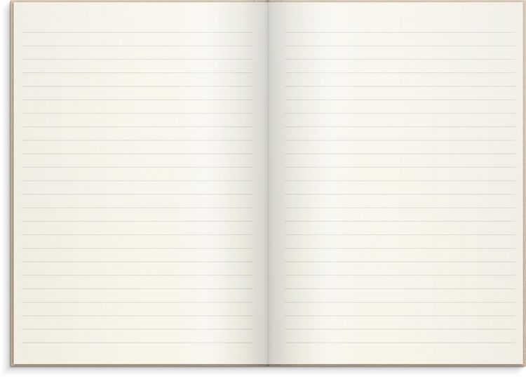 Produktbild: Burde Notizbuch Textil beige liniert A5