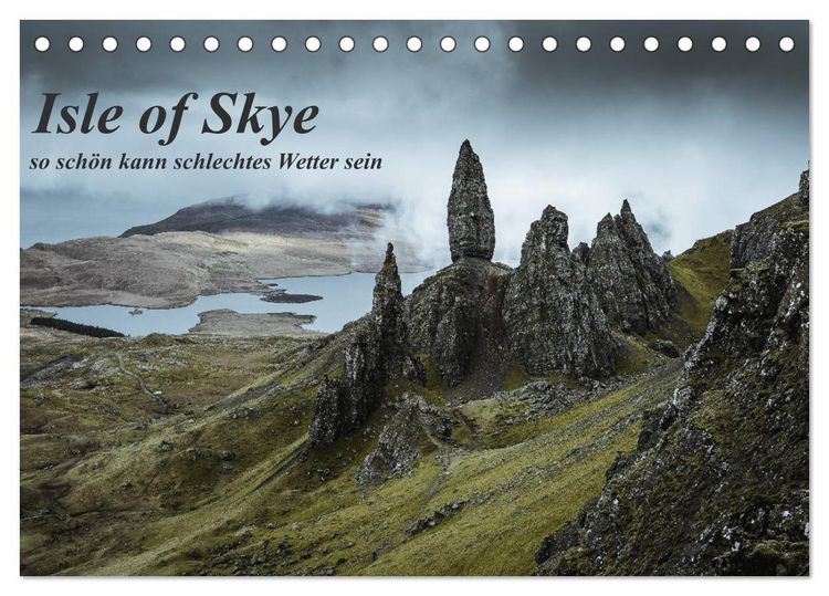 Produktbild: Isle of Skye - so sch&ouml;n kann schlechtes Wetter sein (Tischkalender 2026 DIN A5 quer), CALVENDO Monatskalender