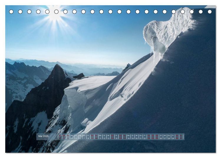 Produktbild: H&ouml;hepunkte unserer Alpen - Bergweh &reg; (Tischkalender 2026 DIN A5 quer), CALVENDO Monatskalender