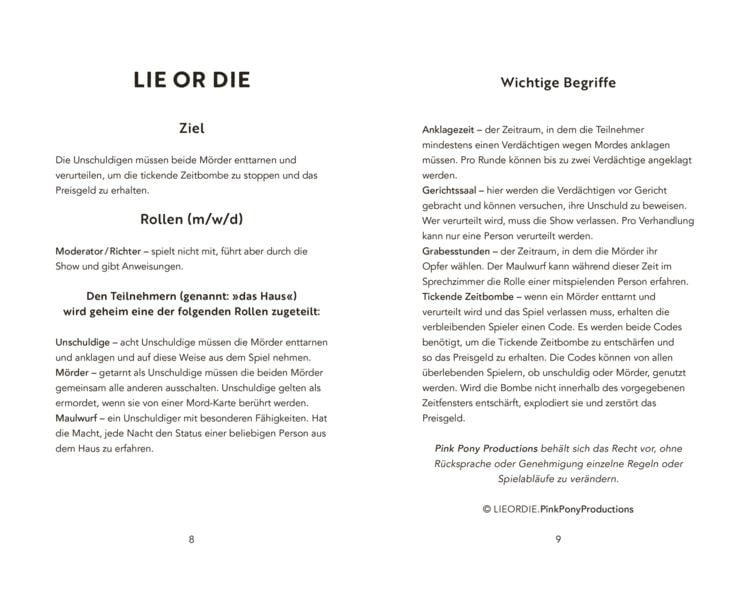 Produktbild: Lie or Die