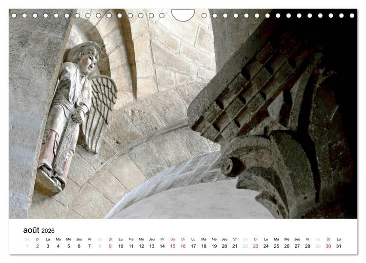 Produktbild: Abbatiale de Conques (Calendrier mural 2026 DIN A4 vertical), CALVENDO calendrier mensuel