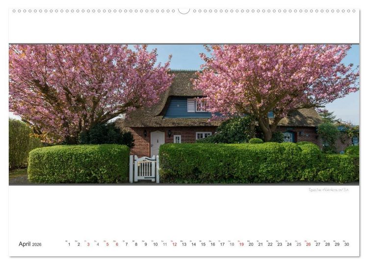 Produktbild: Emotionale Momente: Sylt de Luxe - die sch&ouml;nste deutsche Insel. (Wandkalender 2026 DIN A2 quer), CALVENDO Monatskalender