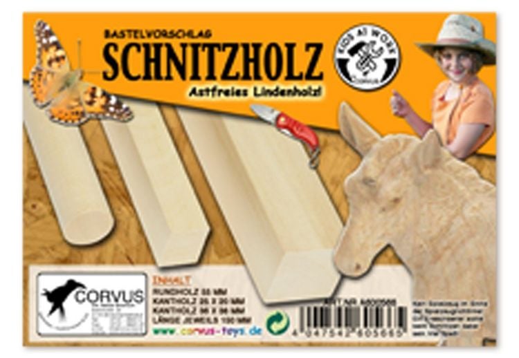 Produktbild: CORVUS Kids at Work Schnitzholz