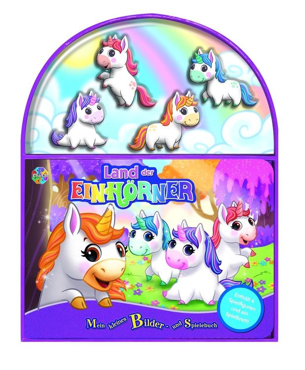 Produktbild: Mini Spiel- und Besch&auml;ftigungsbuch Land der Einh&ouml;rner