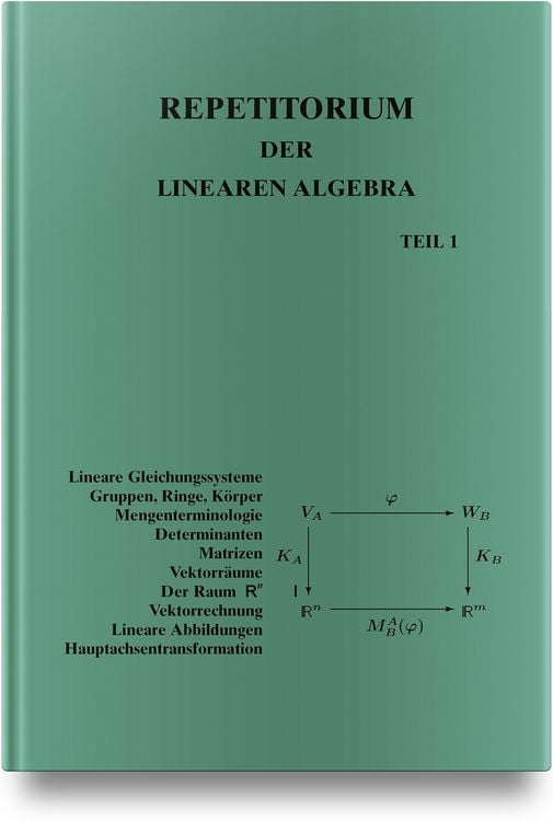 Produktbild: Repetitorium der Linearen Algebra, Teil 1