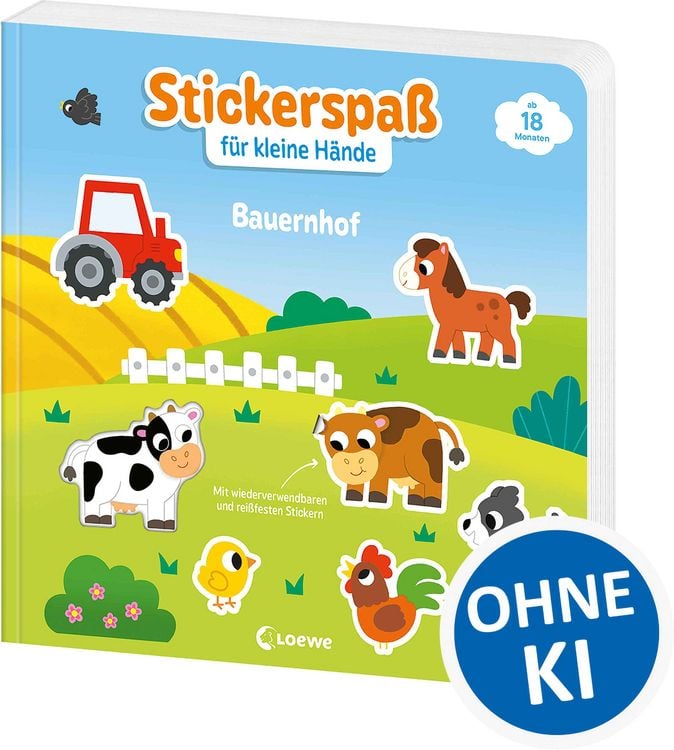 Produktbild: Stickerspa&szlig; f&uuml;r kleine H&auml;nde - Bauernhof