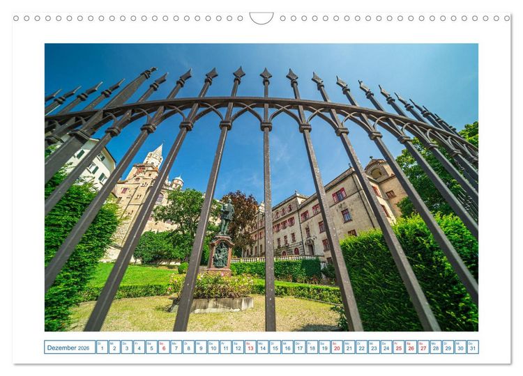 Produktbild: Sigmaringen - h&uuml;bsche Kleinstadt an der Donau (Wandkalender 2026 DIN A3 quer), CALVENDO Monatskalender