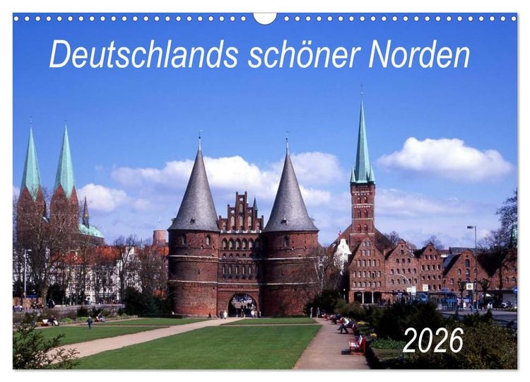 Produktbild: Deutschlands sch&ouml;ner Norden (Wandkalender 2026 DIN A3 quer), CALVENDO Monatskalender