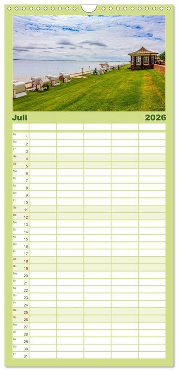 Produktbild: Familienplaner 2026 - Wilhelmshaven - Bezaubernde Momente mit 5 Spalten (Wandkalender, 21 x 45 cm) CALVENDO