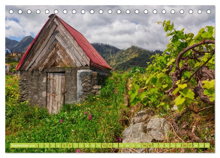 Produktbild: Madeira - Fr&uuml;hlingsinsel im Atlantik (Tischkalender 2026 DIN A5 quer), CALVENDO Monatskalender