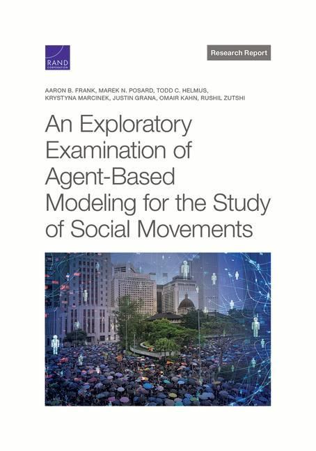 Produktbild: Exploratory Examination of Agent-Based Modeling for the Study of Social Movements