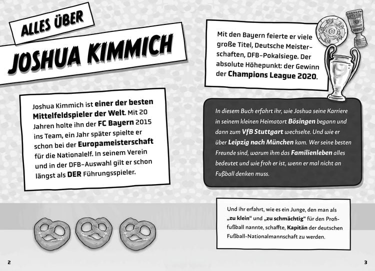 Produktbild: Mein Fu&szlig;ballheld Joshua Kimmich &ndash; Seine Geschichte, seine Spiele, seine Rekorde