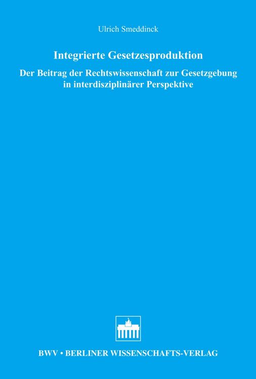 Produktbild: Integrierte Gesetzesproduktion