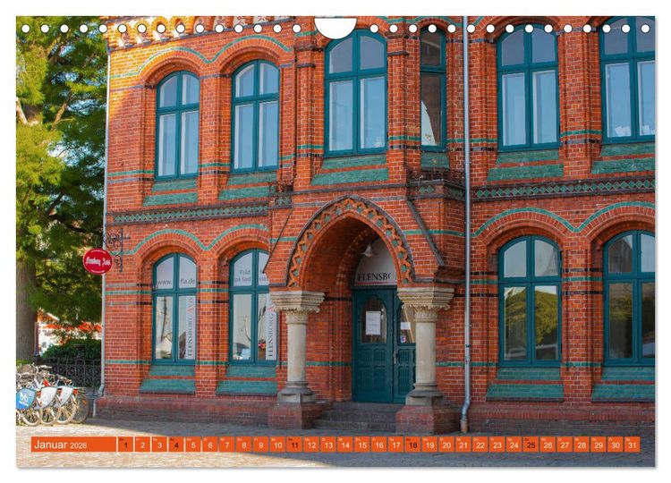 Produktbild: Ostseereise - Flensburg (Wandkalender 2026 DIN A4 quer), CALVENDO Monatskalender