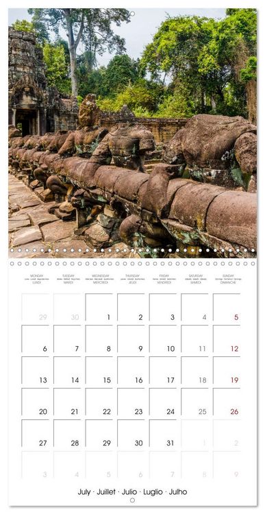 Produktbild: Siem Reap City of Temples Cambodia (Wall Calendar 2026 12 &times; 12 Inch) CALVENDO 12 Month Wall Calendar
