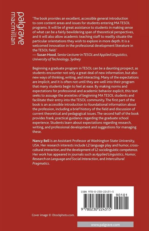 Produktbild: A Student's Guide to the MA TESOL