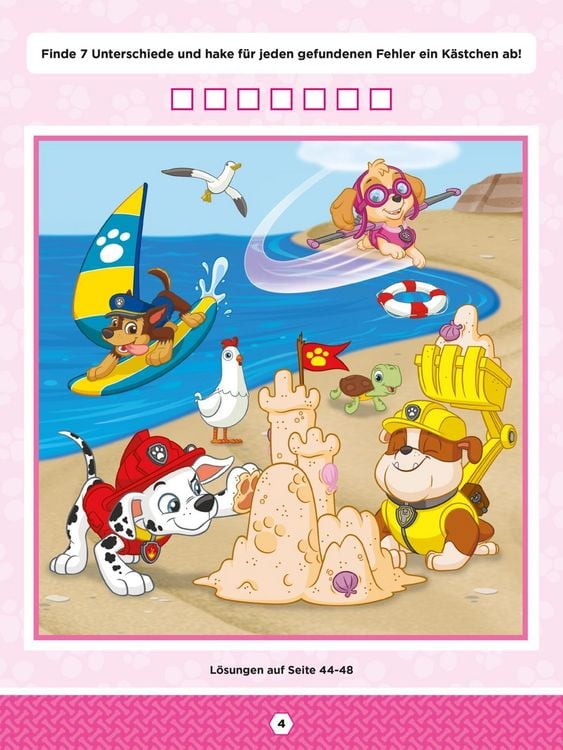 Produktbild: PAW Patrol Kindergartenheft: Finde den Fehler!