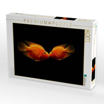 Produktbild: CALVENDO Puzzle Ein Kuss unter Wasser | 1000 Teile Lege-Gr&ouml;&szlig;e 64x48cm Foto-Puzzle f&uuml;r gl&uuml;ckliche Stunden