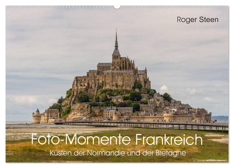 Produktbild: K&uuml;sten der Normandie und der Bretagne (Wandkalender 2026 DIN A2 quer), CALVENDO Monatskalender