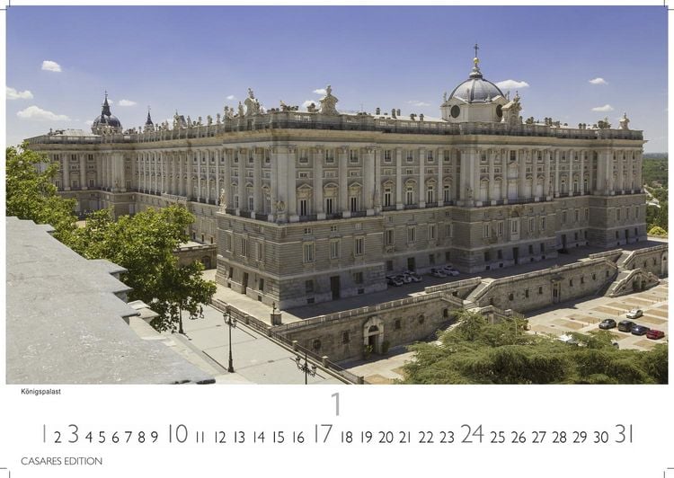 Produktbild: Madrid Kalender 2027 &ndash; Wandkalender | Fotokalender Spanien 24x35cm - mit atemberaubenden Fotos der bekanntesten Sehensw&uuml;rdigkeiten und Highlights der spanischen Metropole