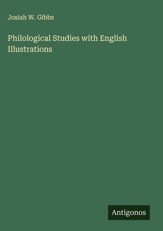 Produktbild: Philological Studies with English Illustrations