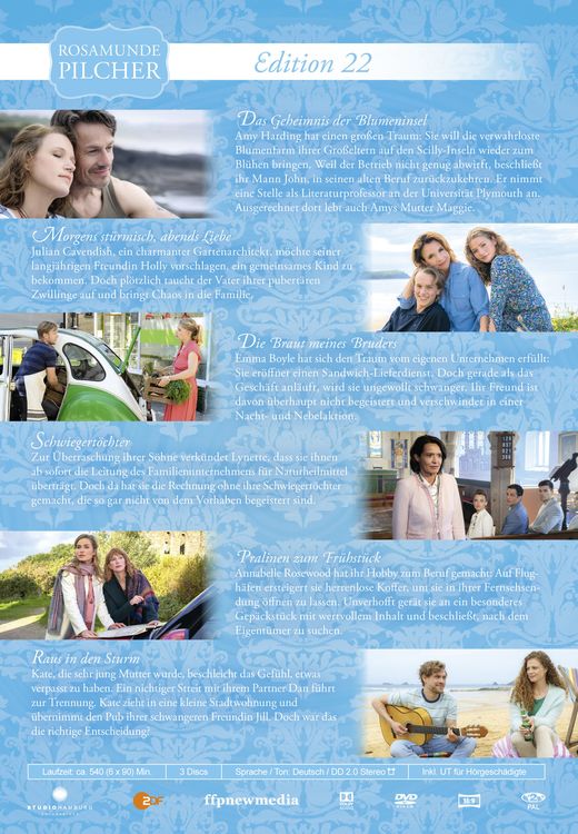 Produktbild: Rosamunde Pilcher Edition 22 [3 DVDs]