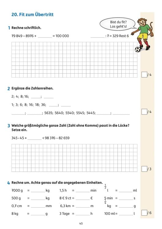 Produktbild: &Uuml;bungsheft mit Tests in Mathe 4. Klasse