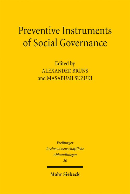 Produktbild: Preventive Instruments of Social Governance