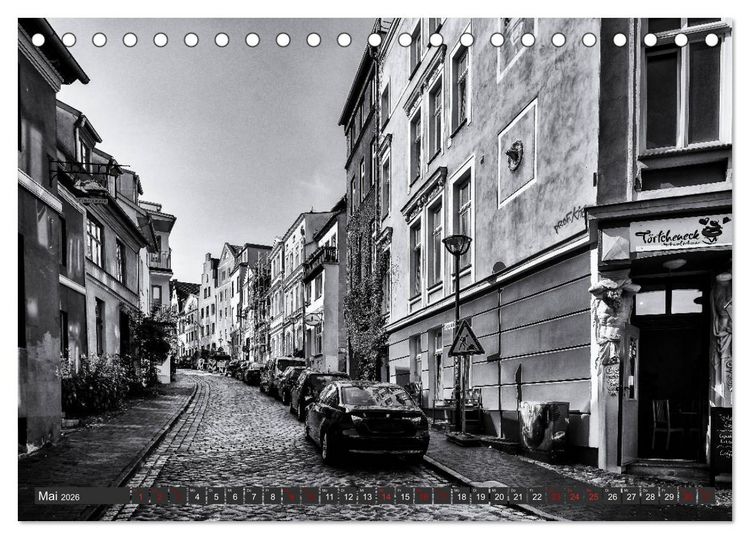 Produktbild: Ein Blick auf die Hansestadt Rostock (Tischkalender 2026 DIN A5 quer), CALVENDO Monatskalender