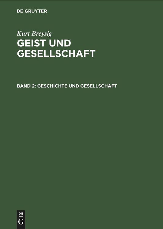 Produktbild: Geschichte und Gesellschaft