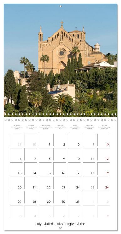 Produktbild: Balearic Islands - Mallorca (Wall Calendar 2026 12 &times; 12 Inch) CALVENDO 12 Month Wall Calendar