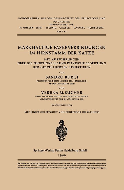 Produktbild: Markhaltige Faserverbindungen im Hirnstamm der Katze