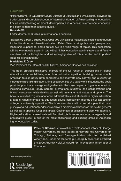 Produktbild: Educating Global Citizens in Colleges and Universities