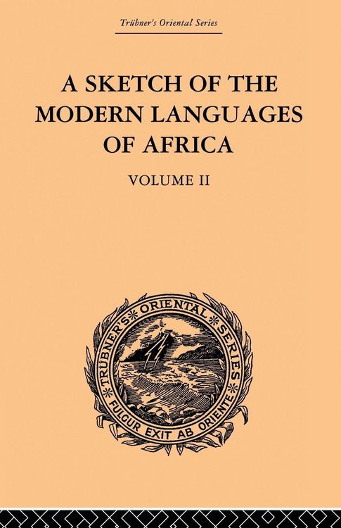 Produktbild: A Sketch of the Modern Languages of Africa