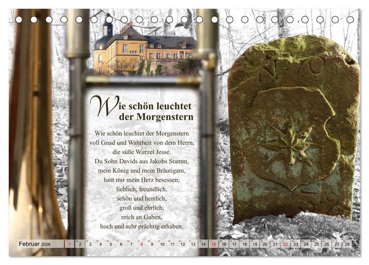 Produktbild: Lieder f&uuml;r Blechbl&auml;ser (Tischkalender 2026 DIN A5 quer), CALVENDO Monatskalender