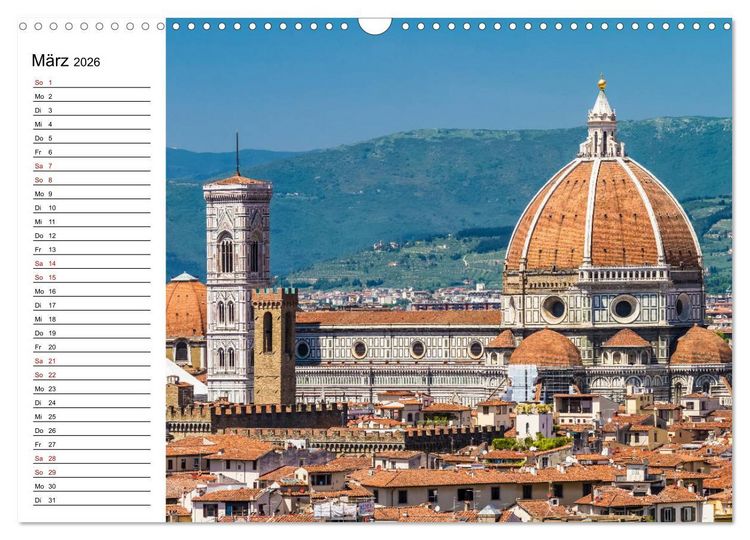 Produktbild: Impressionen aus FLORENZ (Wandkalender 2026 DIN A3 quer), CALVENDO Monatskalender