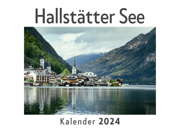 Produktbild: Hallst&auml;tter See (Wandkalender 2024, Kalender DIN A4 quer, Monatskalender im Querformat mit Kalendarium, Das perfekte Geschenk)