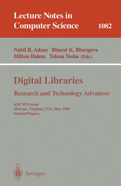 Produktbild: Digital Libraries. Research and Technology Advances