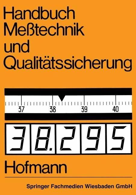 Produktbild: Handbuch Me&szlig;technik und Qualit&auml;tssicherung