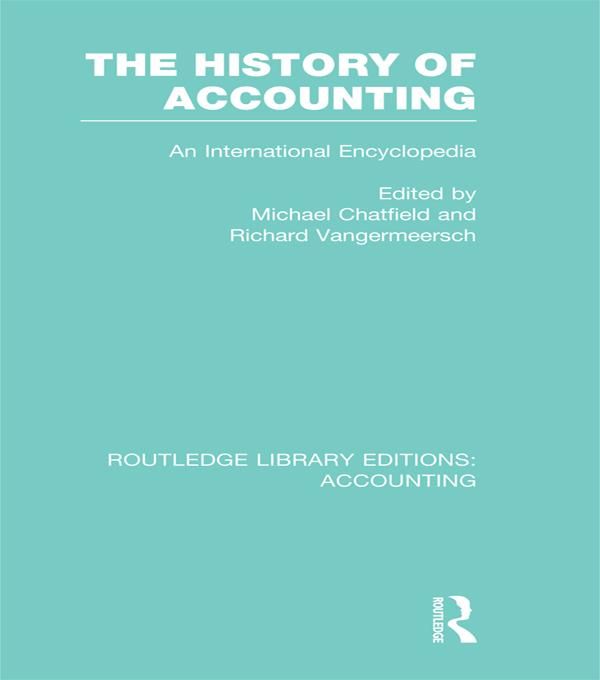 Produktbild: The History of Accounting (RLE Accounting)