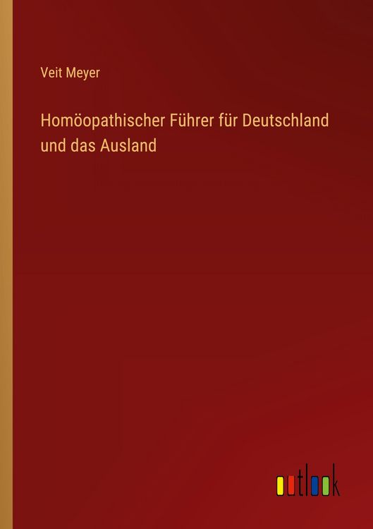 Produktbild: Hom&ouml;opathischer F&uuml;hrer f&uuml;r Deutschland und das Ausland