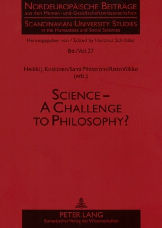 Produktbild: Science &ndash; A Challenge to Philosophy?