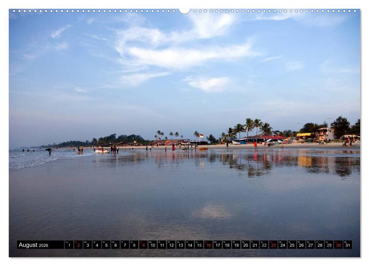 Produktbild: Indien - Goa (Wandkalender 2026 DIN A2 quer), CALVENDO Monatskalender