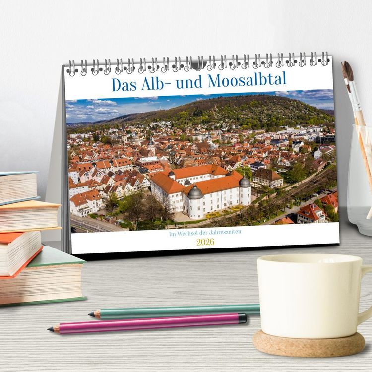 Produktbild: Das Alb- und Moosalbtal (Tischkalender 2026 DIN A5 quer), CALVENDO Monatskalender