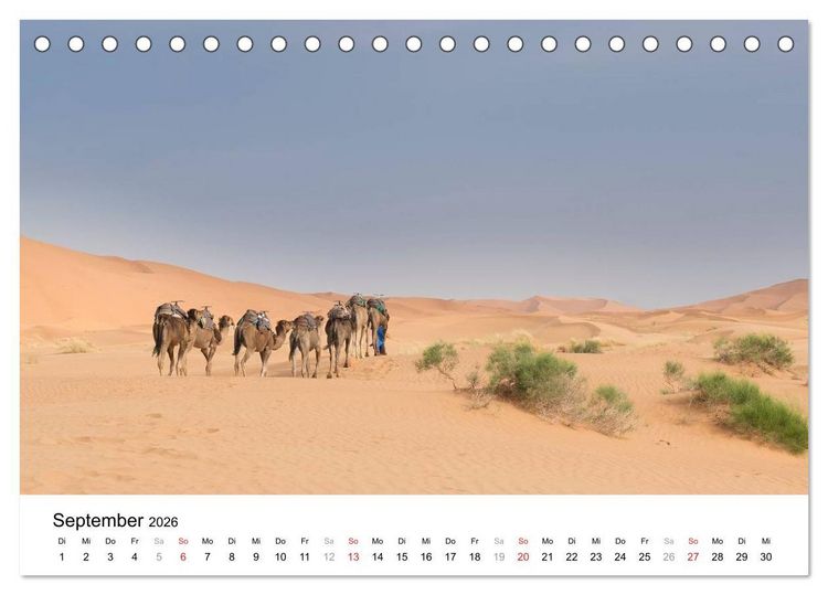 Produktbild: M&auml;rchenhaftes Marokko (Tischkalender 2026 DIN A5 quer), CALVENDO Monatskalender