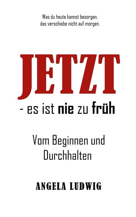 Produktbild: Jetzt - es ist nie zu fr&uuml;h!